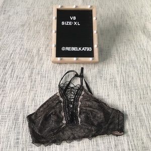 Victoria Secret high neck xl bralette black